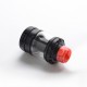 Authentic Dovpo The Ohmage Sub Ohm Tank Vape Atomizer w/ 4 Spare Coils - Black, SS + Quartz Glass, 2ml / 5.5ml, 26.5mm Diameter