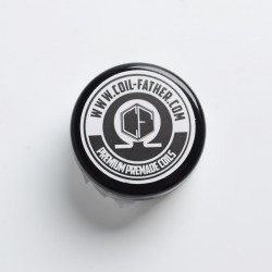 Authentic Coil Father Premium Premade Quad Coils for RBA / RDA / RTA / RDTA Atomizer - 28GA x 4, 0.36ohm, 5 Wraps (10 PCS)