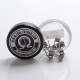 Authentic Coil Father Premium Premade Quad Coils for RBA / RDA / RTA / RDTA Vape Atomizer - 28GA x 4, 0.36ohm, 5 Wraps (10 PCS)