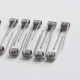 Authentic Coil Father Premium Premade Quad Coils for RBA / RDA / RTA / RDTA Vape Atomizer - 28GA x 4, 0.36ohm, 5 Wraps (10 PCS)