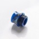Authentic Reewape AS300 Replacement 810 Drip Tip for SMOK TFV8 / TFV12 Tank / Kennedy / Battle / Reload RDA - Blue, Resin, 15mm