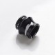 Authentic Reewape AS300 Replacement 810 Drip Tip for SMOK TFV8 / TFV12 Tank / Kennedy / Battle / Reload RDA - Black, Resin, 15mm