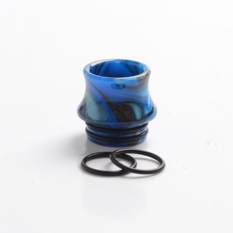 Authentic Reewape AS300 Replacement 810 Drip Tip for SMOK TFV8 / TFV12 Tank / Kennedy / Battle / Reload RDA - Blue, Resin, 15mm