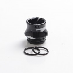 Authentic Reewape AS300 Replacement 810 Drip Tip for SMOK TFV8 / TFV12 Tank / Kennedy / Battle / Reload RDA - Black, Resin, 15mm