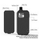 Authentic Augvape Druga Narada 1100mAh Box Mod Pod System Starter Kit - Black Leather, Zinc Alloy, 2.8ml, 0.5ohm / 0.6ohm