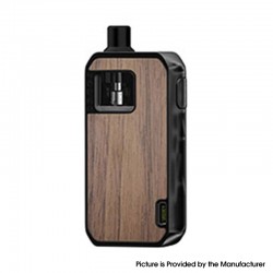 Authentic Augvape Druga Narada 1100mAh Box Mod Pod System Starter Kit - Gunmetal Wooden, Zinc Alloy, 2.8ml, 0.5ohm / 0.6ohm