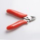 Authentic Vivismoke Wire Mini Cutter Pliers for RDA / RTA / RDTA Vape Atomizers - Red, Chorme-vanadium Steel, 52 x 90mm