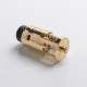 Authentic Vandy Vape Mato RDTA Rebuildable Dripping Tank Atomizer w/ BF Pin - Gold, Stainless Steel, 5ml, 24mm Diameter