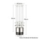 Authentic Reewape AS294 Replacement 810 Drip Tip for SMOK TFV8 / TFV12 Tank / Kennedy / Battle / Reload RDA - Glass + SS, 49mm