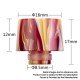 Authentic Reewape AS301 Replacement 510 Drip Tip for RDA / RTA / RDTA / Sub-Ohm Tank Atomizer - Red, Resin, 17mm