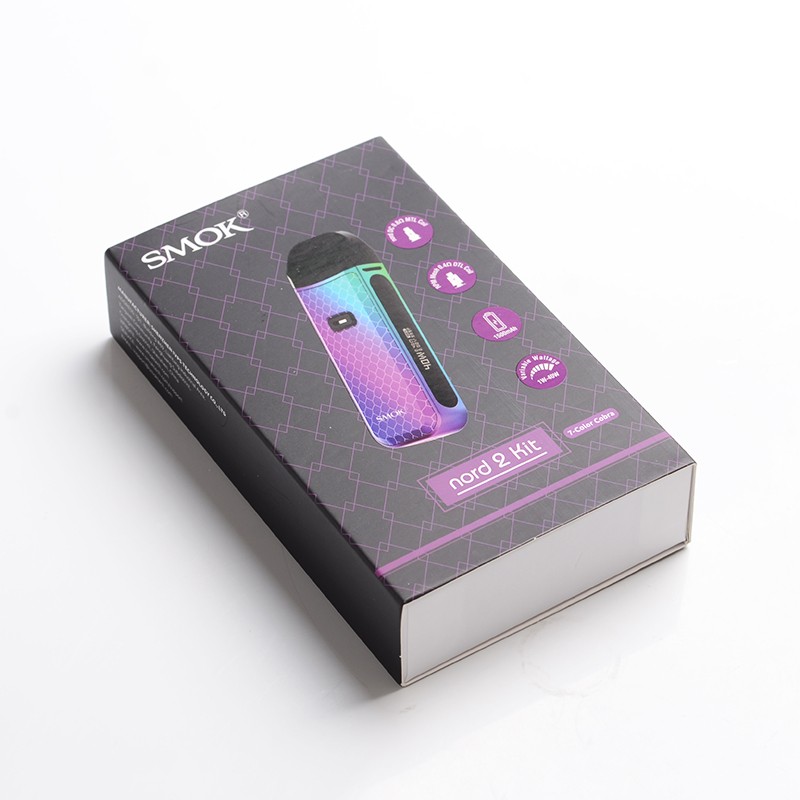 Buy Authentic SMOKTech Nord 2 40W 1500mAh Pod System 7-Color Cobra Kit