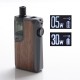 Authentic Augvape Narada Pro 30W VW Pod System Vape MTL / DL Starter Kit - Wood, 5~30W, 3.7ml