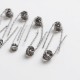 Authentic Coil Father Premium Premade Hive Coil for RBA/RDA/RTA/RDTA Vape Atomizer - (30GA + 30GA) x 2, 0.5ohm, 5 Wraps (10 PCS)