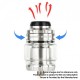 [Ships from Bonded Warehouse] Authentic GeekVape Zeus X Mesh RTA Atomizer - Wine Red, 4.5ml, 0.17ohm /0.20ohm, 26mm