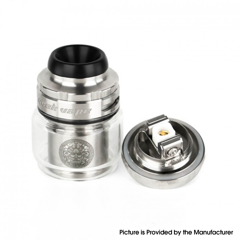 Buy Authentic GeekVape Zeus X Mesh RTA Silver SS Tank Vape Atomizer