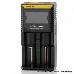 Authentic Nitecore D2 Dual-Slot Digicharger for 18650 / 17500 / 18350 / 16340 (RCR123) / 14500 / 10440 Ni-MH / Ni-Cd - AU Plug