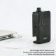 Authentic VapeOnly Space 60W VW Mod Pod System Starter Kit - Brown Leather-Gray Frame, 3.5ml, 5~60W, 1 x 18650