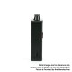 Authentic VapeOnly Space 60W VW Mod Pod System Starter Kit - Brown Leather-Gray Frame, 3.5ml, 5~60W, 1 x 18650