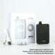 Authentic VapeOnly Space 60W VW Mod Pod System Starter Kit - Brown Leather-Gray Frame, 3.5ml, 5~60W, 1 x 18650