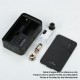 Authentic VapeOnly Space 60W VW Mod Pod System Starter Kit - Black Carbon Fiber-Gray Frame, 3.5ml, 5~60W, 1 x 18650