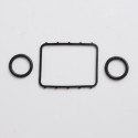 SXK Replacement O-Ring Seals for BB 60W / 70W Box Mod Kit - Black, Silicone (3 PCS)