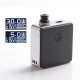 [Ships from Battery Warehouse] Authentic SXK Bantam Revision 30W VW Box Vape Mod Kit w/ 18350 - Silver Plating, 5~30W, 1 x 18350