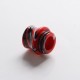 Authentic Reewape AS300 Replacement 810 Drip Tip for SMOK TFV8 / TFV12 Tank / Kennedy / Battle / Reload RDA - Red, Resin, 15mm