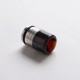 Authentic Reewape AS298F Anti Split 810 Drip Tip for SMOK TFV8 / TFV12 Tank /Kennedy/Battle/Reload RDA - Black, Resin + SS, 20mm