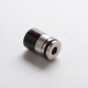 Authentic Reewape AS298F Anti Split 810 Drip Tip for SMOK TFV8 / TFV12 Tank /Kennedy/Battle/Reload RDA - Black, Resin + SS, 20mm