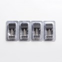 Authentic LostVape Prana Pod System Kit Replacement Cartridge w/ 1.2ohm Coil - Black, 1.0ml (4 PCS)