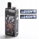 Authentic Sanvape Q8 Pro 40W 1620mAh MTL / DTL VV VW Mod Pod System Starter Kit - Flower, 0.4ohm / 1.2ohm, 4.5ml, 5~40W