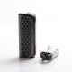 Authentic OBS Cube FP Fingerprint Unlock 80W VW Box Vape Mod - Matt Black, Zinc Alloy + 3D Curved Glass, 5~80W, 1 x 18650