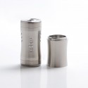 Authentic KIZOKU Kirin Semi-Mech Mechanical Tube Mod - SS Brushed, Stainless Steel, 1 x 18350 / 18650