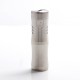 Authentic KIZOKU Kirin Semi-Mech Mechanical Tube Vape Mod - SS Brushed, Stainless Steel, 1 x 18350 / 18650