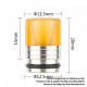 Authentic Reewape AS311 Anti-Spit 810 Drip Tip for SMOK TFV8 / TFV12 Tank / Kennedy / Battle / Reload RDA - Gray, Resin, 20mm