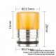 Authentic Reewape AS311 Anti-Spit 810 Drip Tip for SMOK TFV8 / TFV12 Tank / Kennedy / Battle / Reload RDA - Black, Resin, 20mm