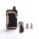 Authentic SMOKTech SMOK Alike Kit 40W 1600mAh VW Pod System Vape Starter Kit - Matte Gold, 1~40W, 5.5ml, Standard Edition