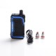 Authentic SMOKTech SMOK Alike Kit 40W 1600mAh VW Pod System Vape Starter Kit - Matte Blue, 1~40W, 5.5ml, Standard Edition