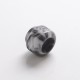 Authentic Vandy Vape Mato RDTA Vape Atomizer Replacement 810 Drip Tip - Grey, Resin, 14.2mm