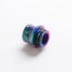 Authentic Reewape AS300 Replacement 810 Drip Tip for SMOK TFV8 / TFV12 Tank / Kennedy / Battle /Reload RDA - Purple, Resin, 15mm