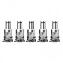 Authentic Augvape Narada Pro VW Mod Kit / Cartridge Replacement MTL Coil Head - Silver, 1.0ohm (5 PCS)