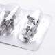 Authentic Augvape Narada Pro VW Mod Vape Kit / Cartridge Replacement Mesh Coil Head - Silver, 0.4ohm (5 PCS)