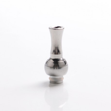 Authentic Reewape AS299 Replacement 360 Degree Rotatable 510 Drip Tip for RDA / RTA / RDTA / Sub-Ohm Tank - Silver, SS, 34mm