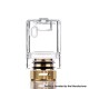 Authentic dotMod dotAIO Pod System Vape Kit Replacement Empty Tank w/ Coil Adapter - Transparent, 2ml