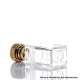 Authentic dotMod dotAIO Pod System Vape Kit Replacement Empty Tank w/ Coil Adapter - Transparent, 2ml