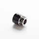 Authentic Coil Father Anti Split 810 Drip Tip for SMOK TFV8 / TFV12 Tank / Kennedy / Battle RDA - Honeycomb Black, Resin, 17mm