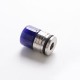 Authentic Reewape AS298F Anti Split 810 Drip Tip for SMOK TFV8 /TFV12 Tank/Kennedy/Battle/Reload RDA - Purple, Resin + SS, 20mm