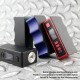 Authentic Dovpo Mono SQ 75W TC VW Variable Wattage Vape Box Mod - Black, 1~75W, Evolv's DNA75C Chipset, 1 x 18650