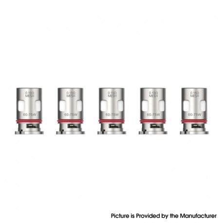 [Ships from Bonded Warehouse] Authentic Vaporesso Target PM80 Replacement GTX NiCr DTL Mesh Coil Head - 0.15ohm (60~75W) (5 PCS)