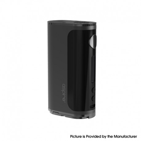 Authentic Aspire Glint 75W VW Variable Wattage Mod - Gunmetal, Aluminum + Zinc Alloy + PC, 1~75W, 1 x 18650, ASP Chipset